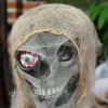 Animált egyszemű múmia halloween dekoráció 35 cm magas mozgással, vörös fénnyel és hanghatással
