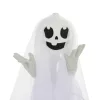 Világító három szellemes halloween dekoráció 60 cm magas melegfehér fénnyel