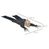 Animált kúszó zombi halloween dekoráció 159 cm hosszú vörös LED szemekkel és hanghatással