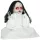Animált felugró horror baba halloween dekoráció 60 cm magas figura vörös szemekkel és hanghatással