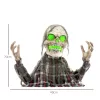 Animált földből előbújó csontváz halloween dekoráció 70 cm magas mozgással, világítással és hanghatással