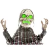 Animált földből előbújó csontváz halloween dekoráció 70 cm magas mozgással, világítással és hanghatással