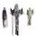 Függő csontváz szellem halloween dekoráció 3 részes 90, 110 és 200 cm halloween figura