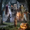 Függő csontváz szellem halloween dekoráció 3 részes 90, 110 és 200 cm halloween figura