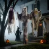 Függő csontváz szellem halloween dekoráció 3 részes 90, 110 és 200 cm halloween figura