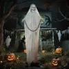 Animált kaszás csontváz halloween dekoráció 183 cm magas, mozgással, világító szemekkel és hanghatásokkal