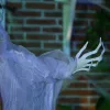 Animált szellem halloween dekoráció 183 cm magas világító tökkel, vörös szemekkel és hanghatásokkal