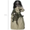 Animált szellem baba halloween dekoráció 83 cm magas mozgásérzékelővel, vörös szemekkel és hanghatással
