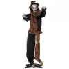 Animált horror bohóc halloween dekoráció 170 cm magas mozgásérzékelővel, vörös szemekkel és hanghatásokkal