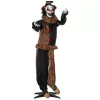 Animált horror bohóc halloween dekoráció 170 cm magas mozgásérzékelővel, vörös szemekkel és hanghatásokkal