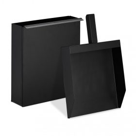   Hamuzó lapát nagyméretű hamulapát tartóval hamukiszedő kandalló tisztításához