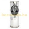 Outdoor trash can stainless steel pedestal ashtray 37 cm inox outdoor ashtray with waste bin