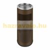Outdoor trash can 8 liter bin with ashtray steel ashtray in brown color