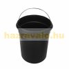 Outdoor trash can 8 liter bin with ashtray steel ashtray in brown color