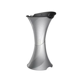 Kültéri szemetes hamutartó állvány ezüst