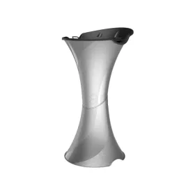 Kültéri szemetes hamutartó állvány ezüst