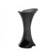 Outdoor trash ashtray black