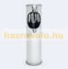 Outdoor trash can ashtray stand stainless steel 52 cm high inox 