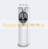 Outdoor trash can ashtray stand stainless steel 52 cm high inox 