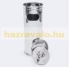 Outdoor trash can ashtray stainless steel inox 