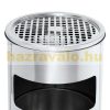 Outdoor trash can 12 liter bin with ashtray steel ashtray chromed