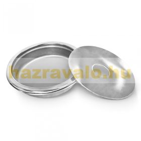   Rozsdamentes kültéri álló hamutartós szemetes króm polírozott