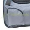 Hand and car carrier bag for pets 41x34x30 cm gray car seat carrier bag