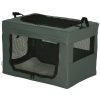 Hand and car carrier bag for small animals 60x42x42 cm gray 4 kg capacity