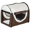 Hand and car carrier bag for small animals 70x51x59 cm brown transport bag