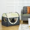 Hand and car carrier bag for small animals 70x51x59 cm gray transport bag