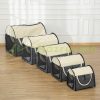 Hand and car carrier bag for small animals 81x56x66 cm gray transport bag