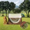 Hand and car carrier bag for small animals 97x71x76 cm brown transport bag