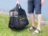 Hand and car carrier bag for pets, up to 8 kg 55x43x35 cm black