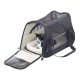 Kézi és autós hordozótáska kisállatok számára, 8 kg-ig, M méret, fekete