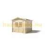 Szerszámos ház 246x246 cm kezeletlen natúr fa könnyűszerkezetes készház