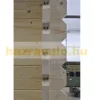 Hétvégi ház 5x5 méter kezeletlen natúr fa könnyűszerkezetes készház