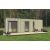 Hétvégi ház 800x300 cm modern prémium könnyűszerkezetes készház lapos tetővel 23 m² kerti nyaraló