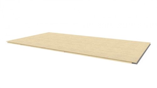 Universal untreated floor covering for a weekend house 3 m² package non-impregnated, dried wood