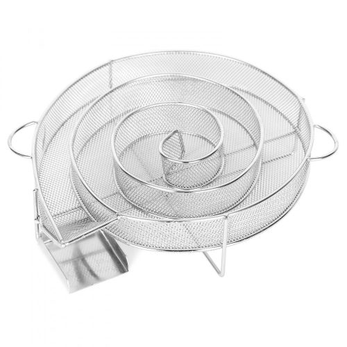 Cold smoke generator BBQ smoking spiral tray 16x4.5cm