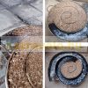 Hideg füstgenerátor BBQ füstölő rozsdamentes spirál tálca 20,5 x 20,5 x 4,5 cm
