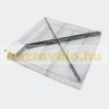 Hideg füstgenerátor BBQ füstölő rozsdamentes tálca  27 x 26,5 x 4,5 cm