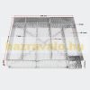 Hideg füstgenerátor BBQ füstölő rozsdamentes tálca  27 x 26,5 x 4,5 cm