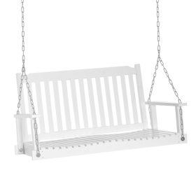   Veranda hintaágy kétszemélyes függő hintaszék 117x69x60 cm fa hintapad