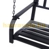 Veranda rocking bed two-person hanging rocking chair 127x60x53 cm metal rocking bench suspended bench