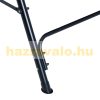 Rocking bed 3-person massive rocking chair in gray anthracite color