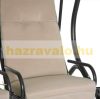 Swing bed 2-person garden sofa set beige 170x136x170 cm
