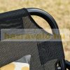 Swing bed 2-person garden seating set 172x110x155 cm black