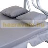 Rocking bed 3-person massive rocking chair in gray color 