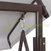 Hintaágy kétszemélyes kerti ülőgarnitúra 162x118x173 cm szürke