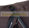 Rocking bed 2-person ergonomically designed garden bed gray 164x116x176 cm 